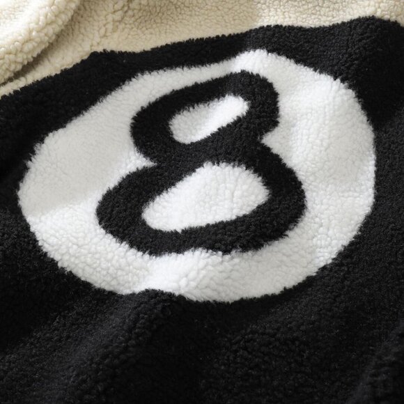 Stussy 8 ball reversible Sherpa jacket - Picture 3 of 7